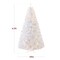 Best Choice Products Pre-Lit Premium Hinged White Artificial Christmas Pine Tree w/ Lights, Stand, PVC Branch Tips